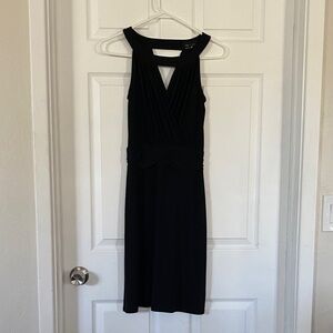 Max & Cleo Black Sleeveless Midi Dress